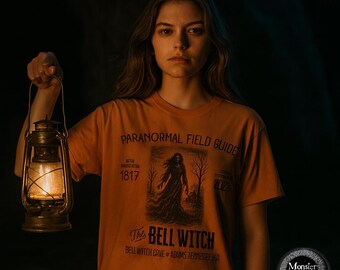 Bell Hexe Paranormal Field Guide Shirt Komfort Farben Geisterjagd Tee Adams Tennessee Spukhöhle Paranormal Sammler Geschenk