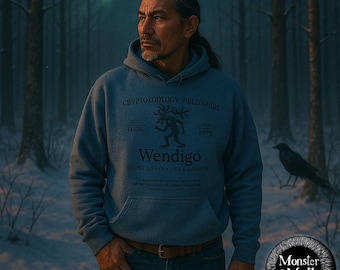 Wendigo Hoodie: Northwoods Horror Cryptid Sweatshirt
