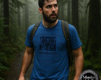 Batsquatch Cryptid T-Shirt: Pacific Northwest Folklore Tee