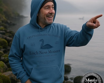Sudadera con capucha del monstruo del lago Ness: ropa de criptozoología y folclore escocés