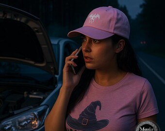 Jersey Devil Dad Hat: Embroidered Cryptid Baseball Cap