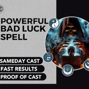 EXTREME BAD LUCK Spell | Unleash Misfortune | wreck Chaos and Unavoidable Setbacks | Curse Your Target with Endless Obstacles