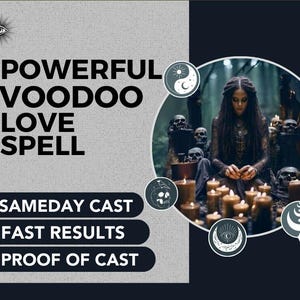 DOMINANT VOODOO LOVE Spell | Deep Desire | Irresistible Devotion | Strengthen Love | Awaken Powerful Romantic Obsession
