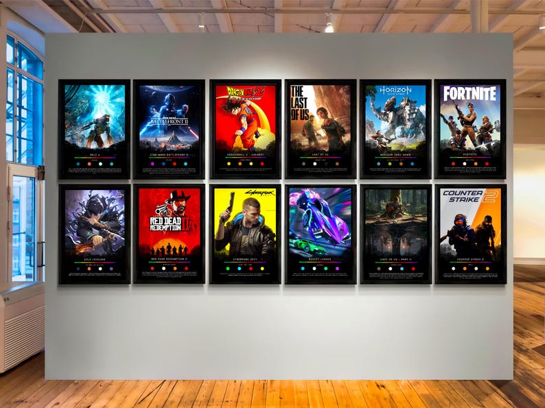 Solo Leveling Anime Poster Gaming Poster A3 Wall Art For Gaming