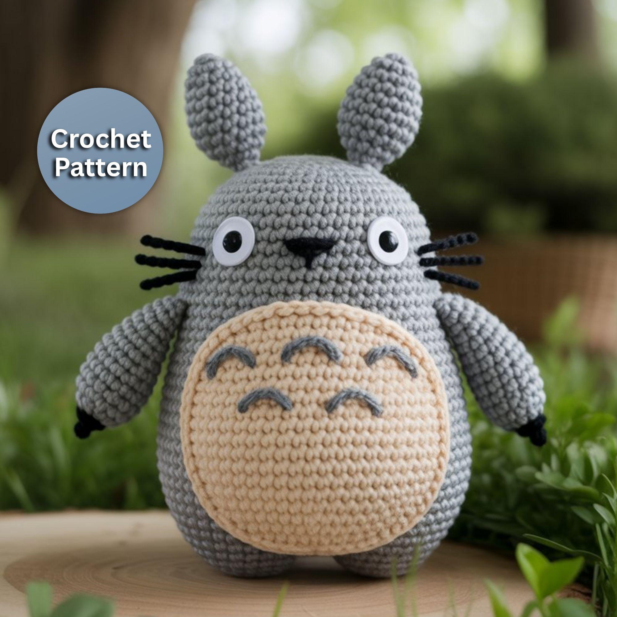 30 Totoro Crochet Patterns for Amigurumi, Gifts, and Home Decor 33 Totoro Forest Spirit Plush Pattern