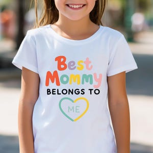 Best Mommy PNG SVG | Mom T-Shirt Design | Mother’s Day Digital Download | Cute Mom Shirt Art
