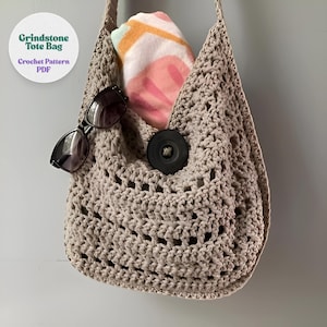 Vielseitige Häkelanleitung, Henkeltasche PDF, gehäkelte Geldbörse, Damentasche, Einkaufstasche, Handtasche Strand, Tasche Häkelanleitung für Erwachsene
