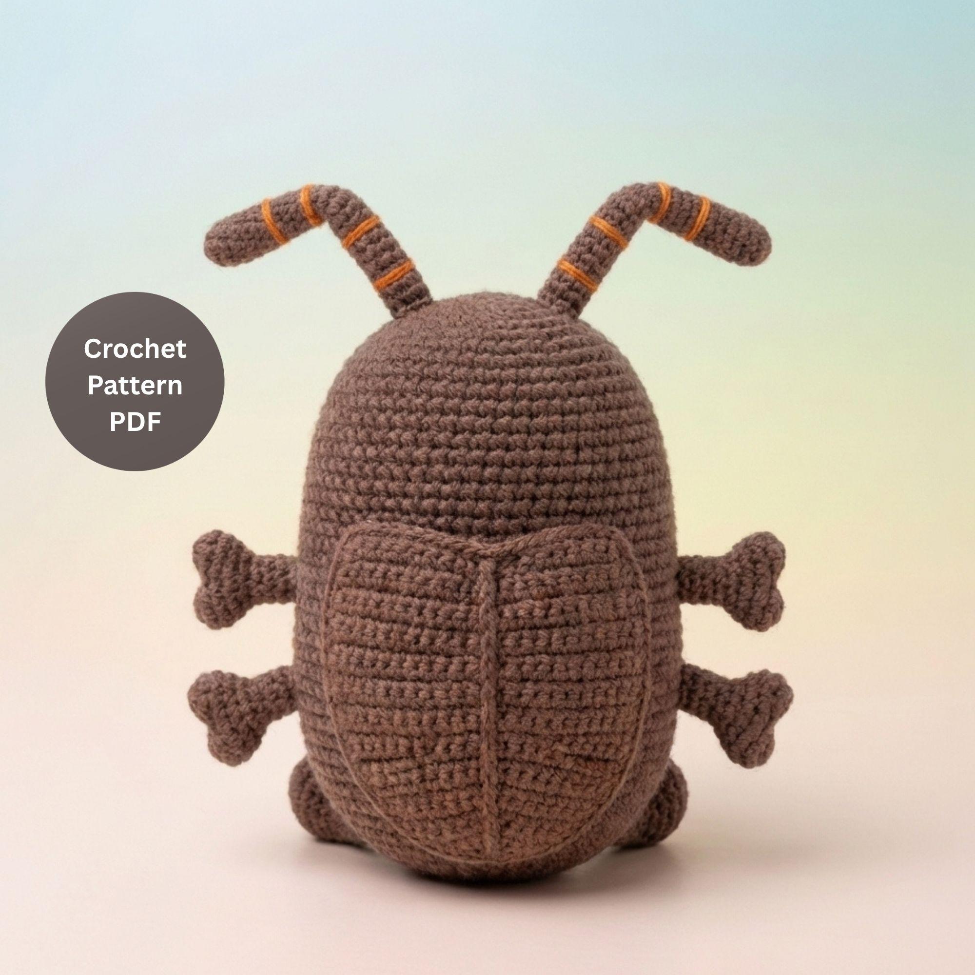 Crochet Insect Screen Crochet Insect Amigurumi Pattern PDF | Kissing Bug Plush Toy Crocheting ...