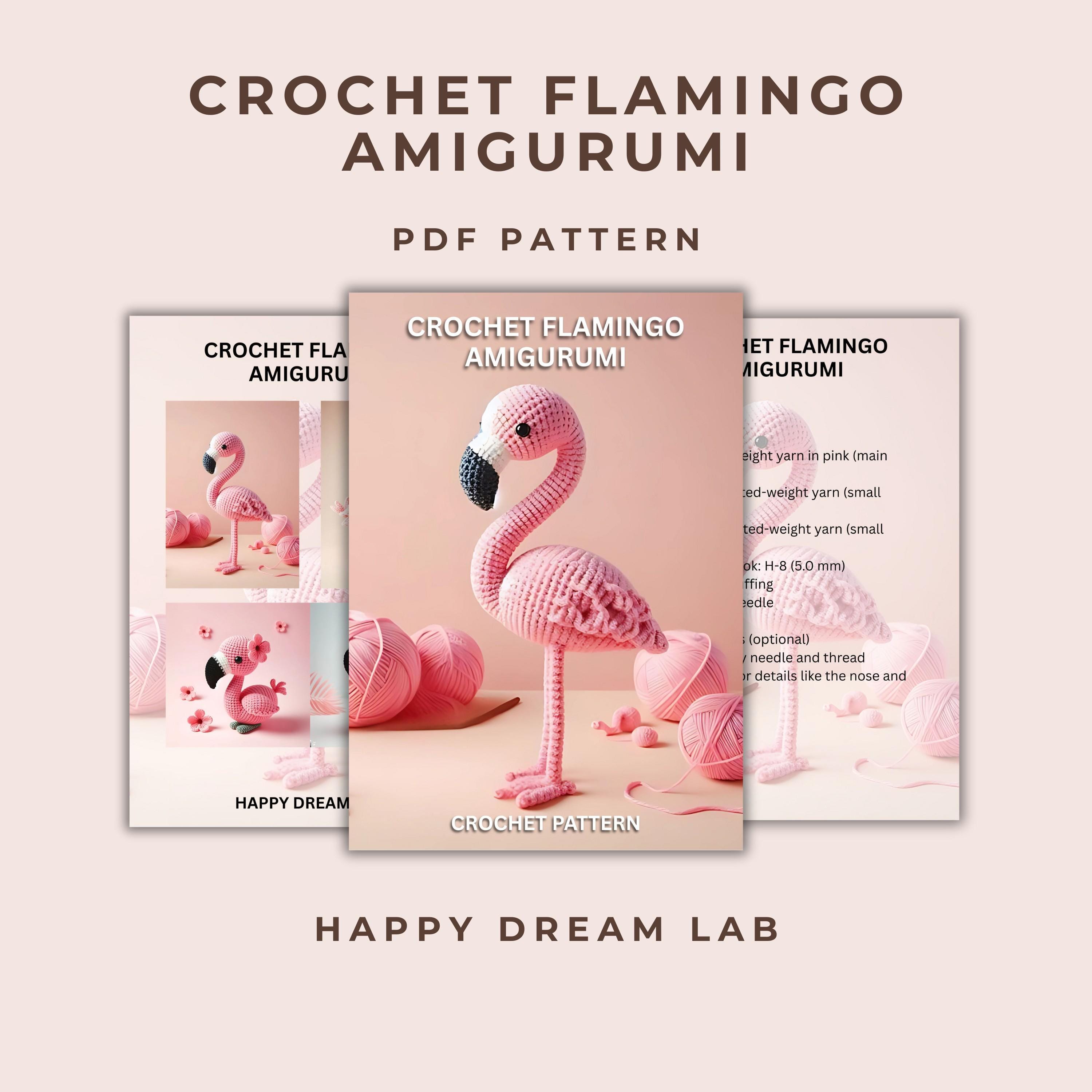 38 Flamingo Crochet Patterns to Add Tropical Charm to Your Handmade Collection 10 Flamingo Amigurumi Crochet Pattern: DIY Bird Toy