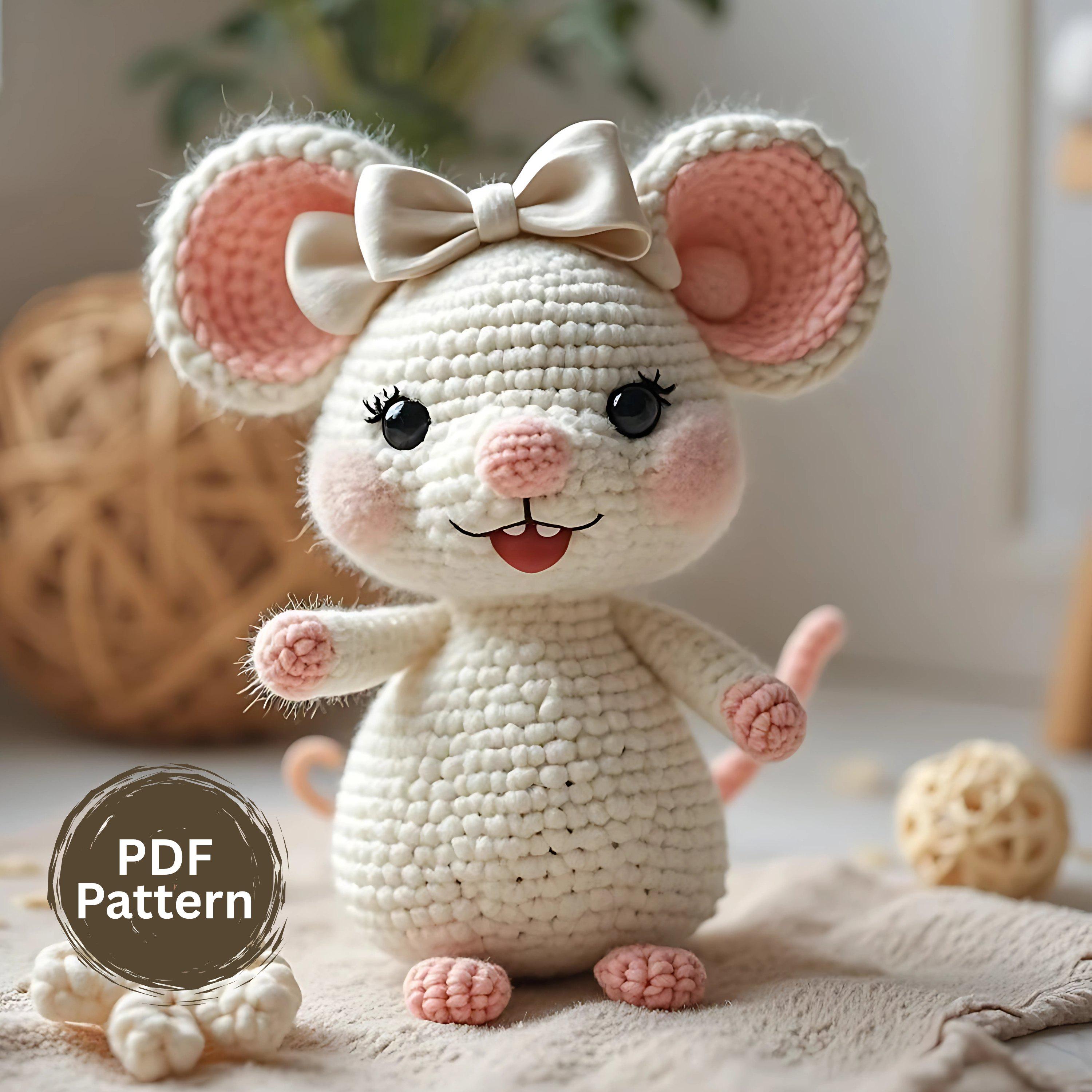 39 Mouse Crochet Patterns: Cute, Giftable Designs for Confident Beginners and More 19 Little Mouse Amigurumi Crochet
