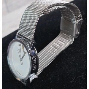 Akteo J.C Mareschal Stainless Steel Watch Dentist France - NEED NEW Battery VTG image 4