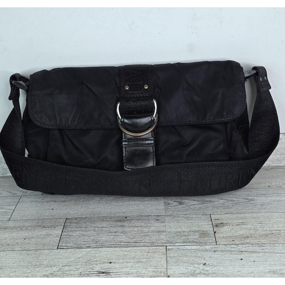 Lauren Ralph Lauren ホーボー ショルダーバッグ y2k Lauren Ralph Lauren Y2K Shoulder Bag Strap Nylon Canvas Fabric
