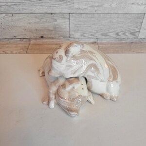 Äkta salt- och pepparkar från St. Helen's Ashware, signerade från Cougar, WA