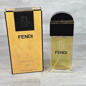 VTG 1985 FENDI Eau De Parfum Spray 100ml 3.4fl Oz Perfume Old