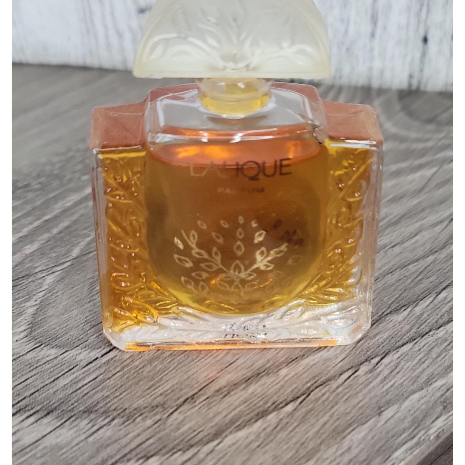 Vintage 1992 Lalique Mini Pure Perfume .15 Oz 4.5 Ml Travel Size