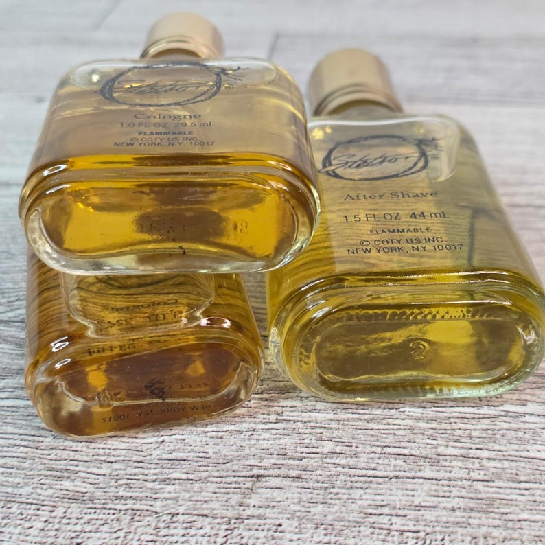 Lot Vintage Stetson Coty 2 Splash Cologne & 1 After Shave Men 1oz, .75oz, 1.5oz image 6