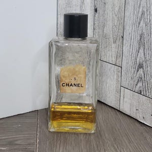 Rare 1960s Vintage Antique Chanel N 5 Eau de Cologne 4fl oz Splash Perfume