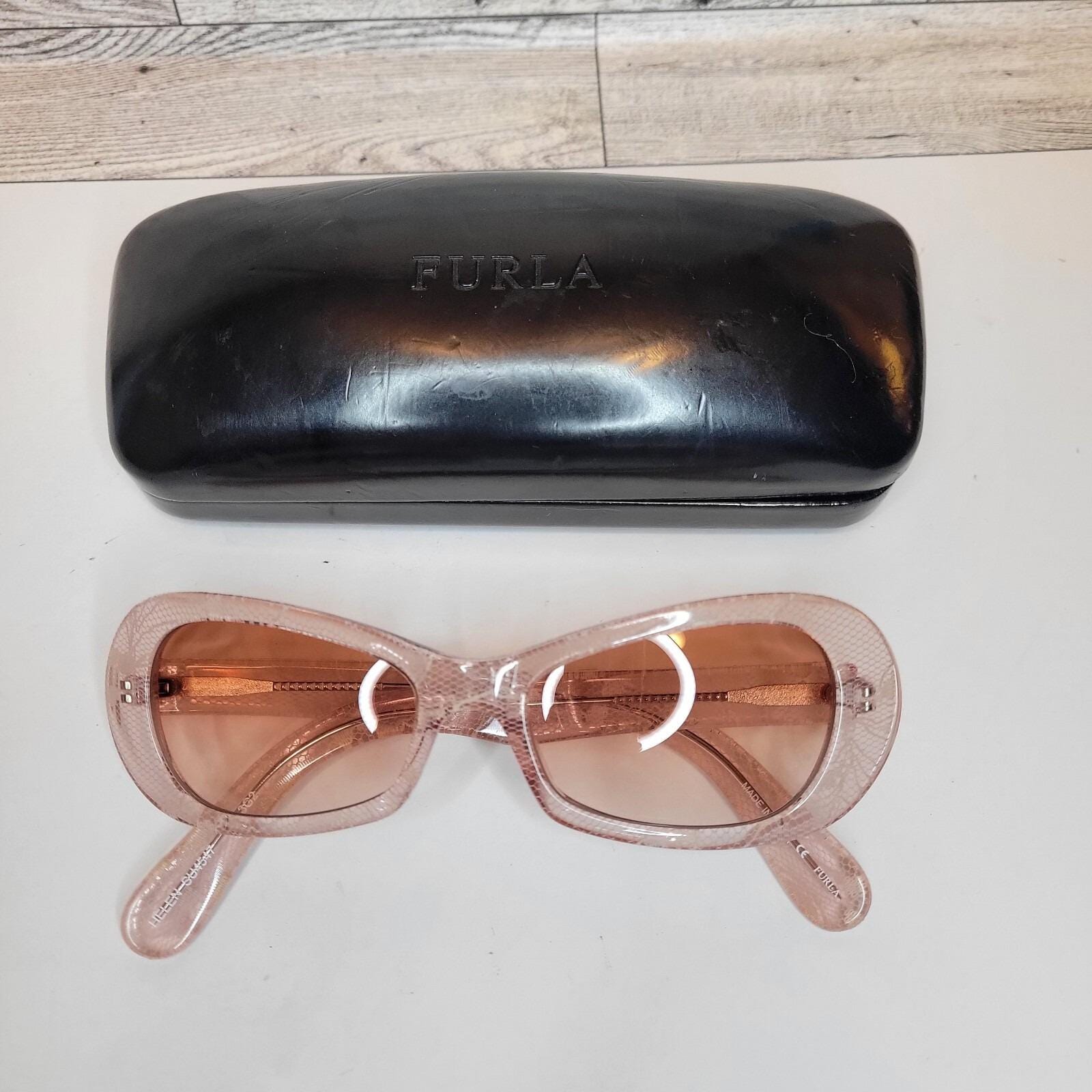 Furla Sunglasses Helen SU4547 Baby Pink Fade Lace Inside VTG Cat Eye Small Furla Sunglasses Helen SU4547 Baby Pink Fade Lace Inside VTG  main image 3