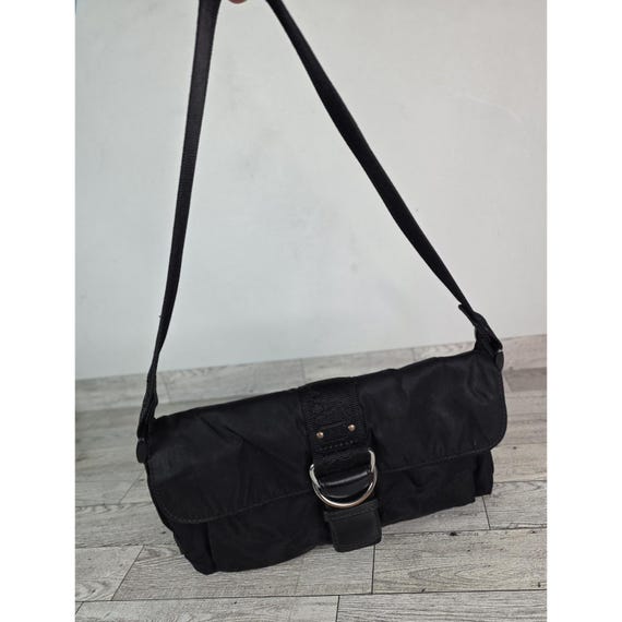 Lauren Ralph Lauren ホーボー ショルダーバッグ y2k Lauren Ralph Lauren Y2K Shoulder Bag Strap Nylon Canvas Fabric