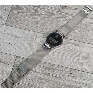Akteo J.C Mareschal Stainless Steel Watch Dentist France - NEED NEW Battery VTG image 7