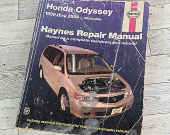 Haynes Repair Manual Book Honda Odyssey 1999-2004 All Models