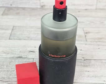 VTG Claiborne by Liz Claiborne Men 3.4oz 100ml, Partial Full about 75% Full, Cologne Spray Original Formula