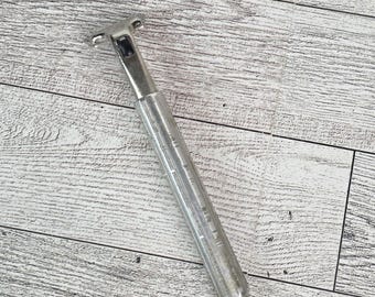 Maszynka do golenia Gillette Atra z wkładami z 1981 roku, w całości z metalu, z rączką