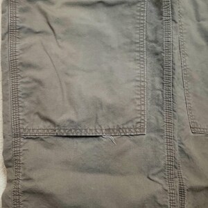 Y2K Carhartt B195 LBR Dungaree Fit Carpenter Double Front Men's Pants VTG 38x34 image 3