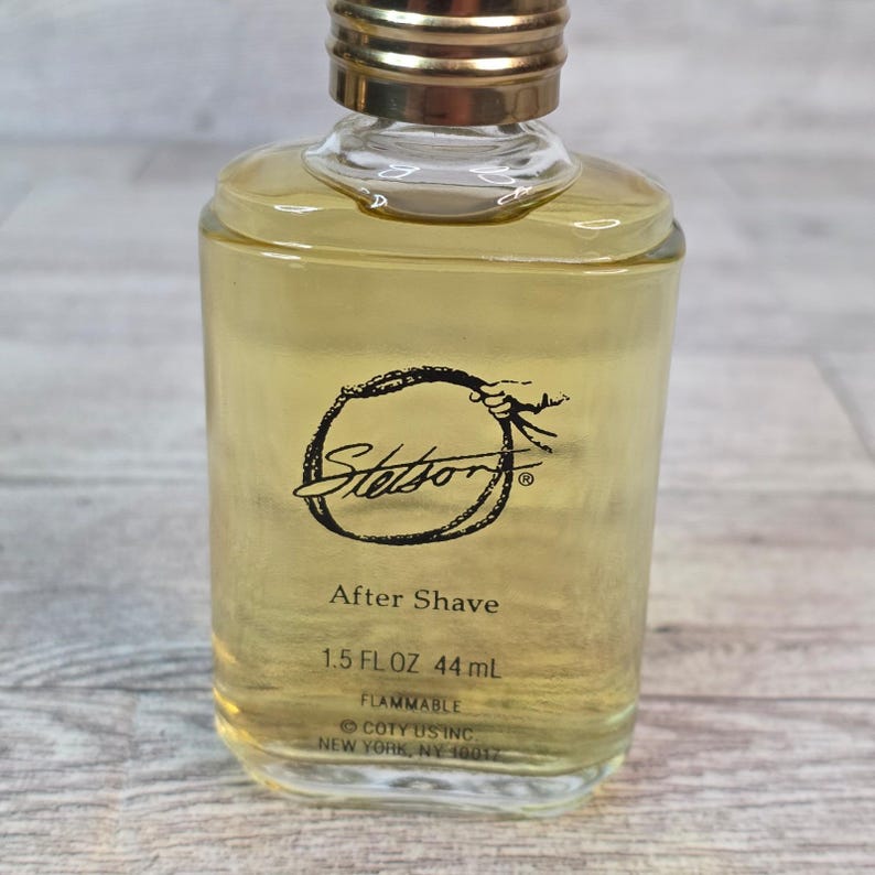 Lot Vintage Stetson Coty 2 Splash Cologne & 1 After Shave Men 1oz, .75oz, 1.5oz image 3