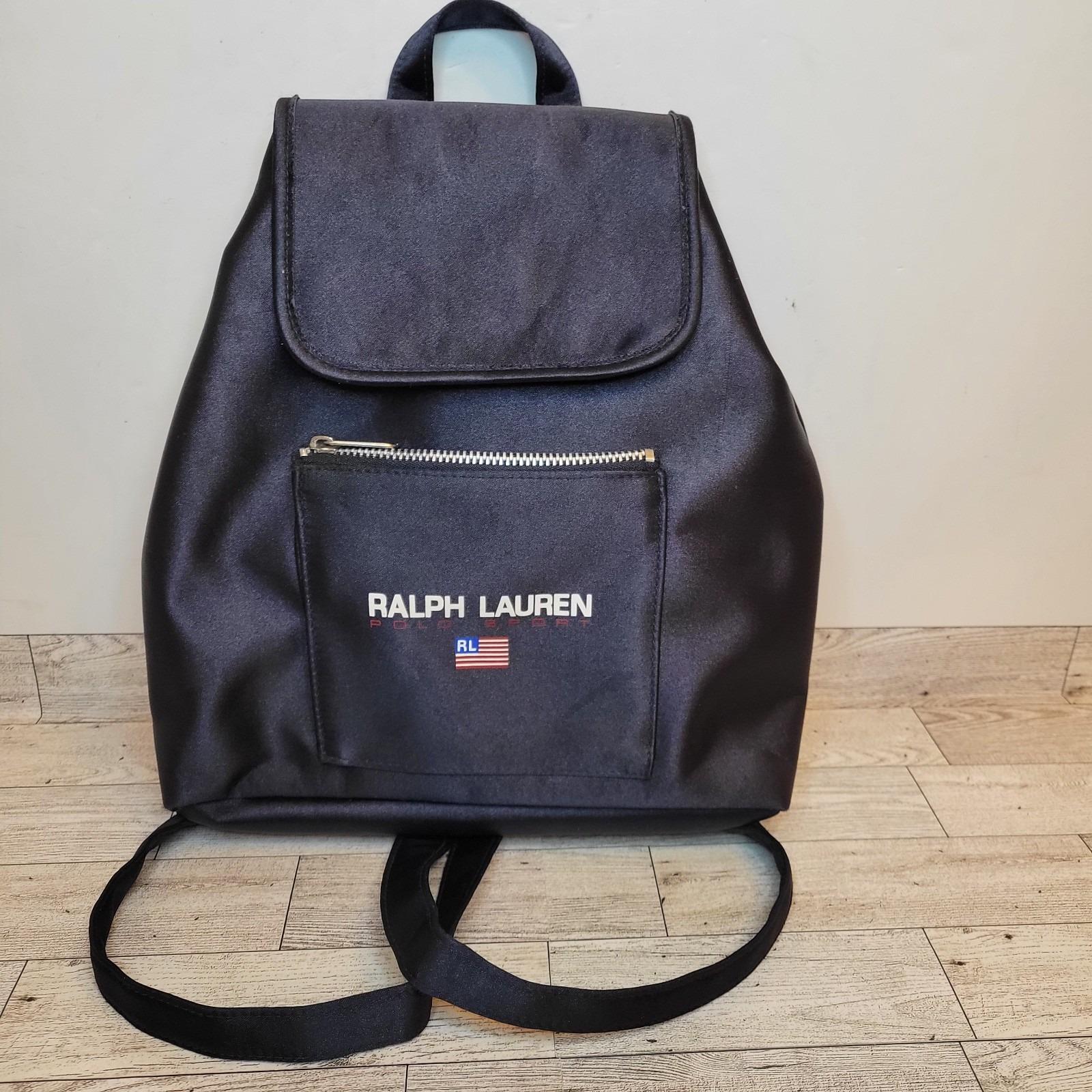 Vintage POLO SPORT ネイビー バックパック Vintage POLO SPORT ネイビー バックパック Polo sport Ralph