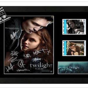 The Twilight Saga Original filmceldisplay Cast gesigneerd geweldig verzamelobject. Met COA