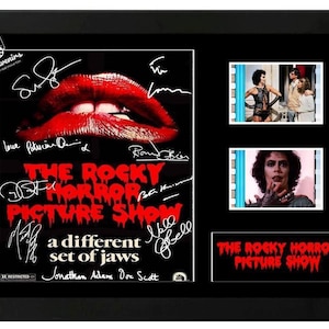 The Rocky Horror Picture Show Original film cell display Amazing Cast Signed collectable. With COA