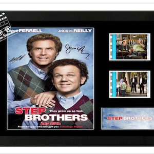 Step Brothers Film Cell Display Cast Gesigneerd Geweldig verzamelobject. Met COA
