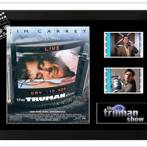 The Truman Show Film Cell Display Amazing Cast Signed collectable. With COA