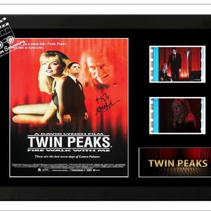 Twin Peaks  Film Cell Display Amazing Cast Signed Collectable. With COA S2