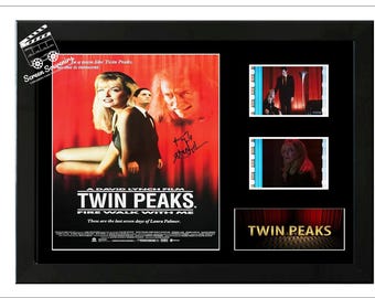 Exhibición de la película Twin Peaks. Increíble colección firmada por el elenco. Con certificado de autenticidad S2.