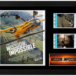 Mission Impossible Film Cell Display: Signed Movie Collectible with COA