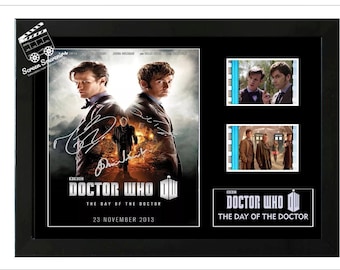 Dr Who  The Day of the Doctor Original Film Cell Display Cast Signed Amazing collectable. With COA