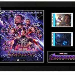 Komórka do ekspozycji filmu Avengers: Koniec gry. Niesamowity, podpisany przedmiot kolekcjonerski. Z certyfikatem autentyczności.