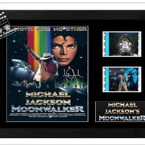 MichaelJackson オリジナル　フィルムセル　額装 Michael Jackson Film Cell - Etsy