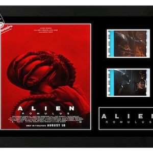 Alien Romulus Film Cell Display Amazing  Collectable. With COA
