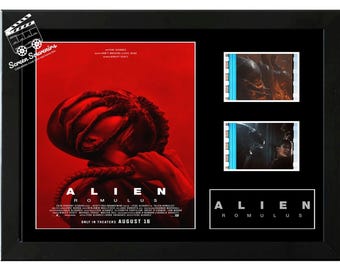 Exhibición de película de Alien Romulus. ¡Increíble colección! Con certificado de autenticidad.