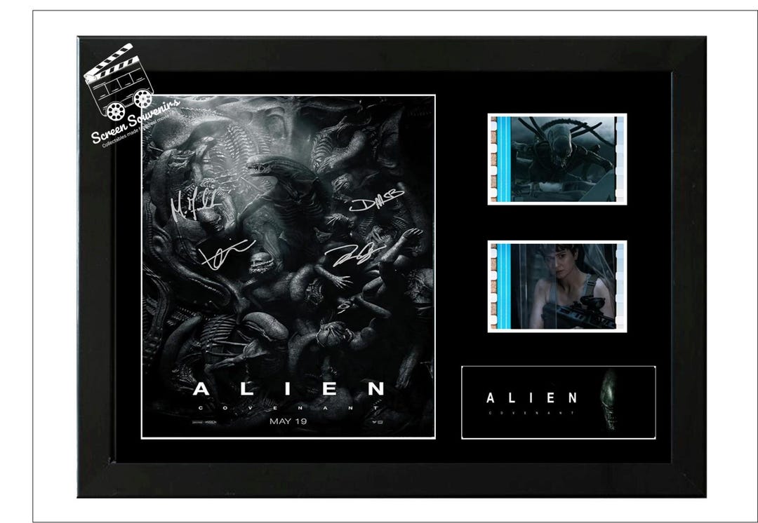 Alien Covenant Display Amazing Cast Signed Collectable. With COA - Etsy UK