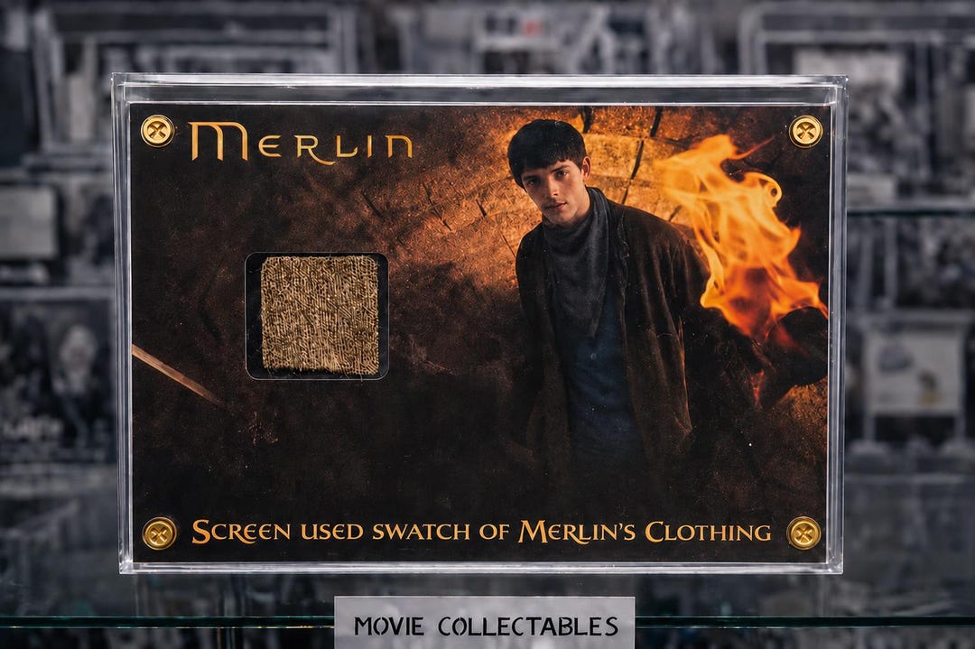 Screen-used Merlin Clothing Swatch – Authentic TV Prop Relic Display ...