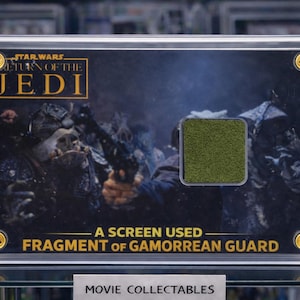 Op het scherm gebruikt Star Wars Gamorrean Guard-fragment – Return of the Jedi Prop-display