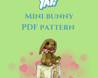 PDF download - Furrylicious Bunny Sniff- sewing pattern