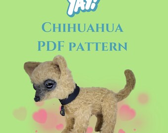 PDF download - Furrylicious Chihuahua - sewing pattern - tips - pictures