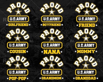 US Army Family SVG Bundle: Patriotic Military Cut Files (Cricut & Silhouette)