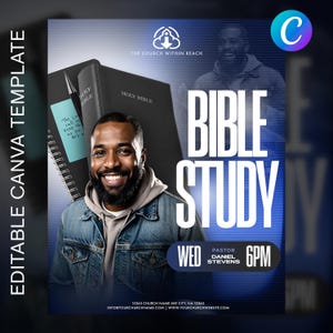 Bible Study | Canva Template | Midweek Service