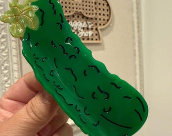 Pickle Vegetable Claw Clip